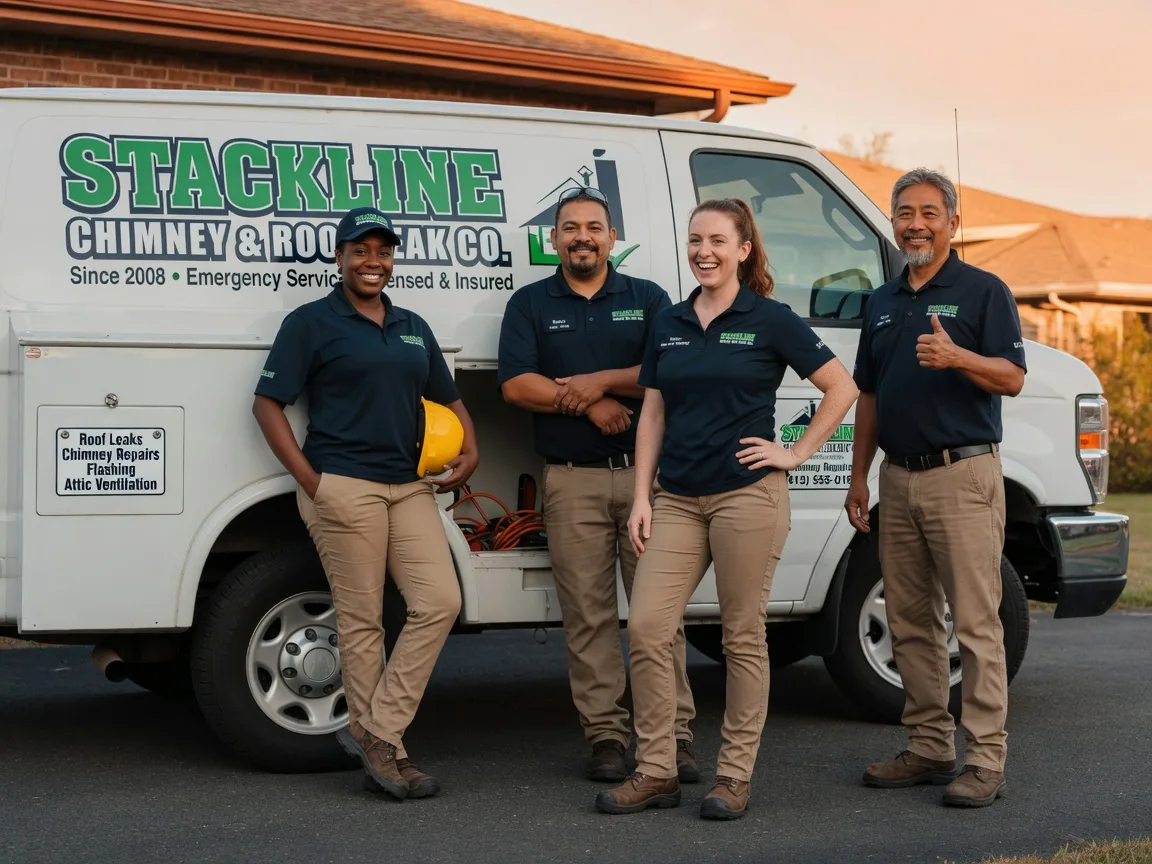 Chimney flashing repair company in Fleetwood, NC